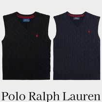 【Polo Ralph Lauren】大人もOK Cable-Knit Cotton Sweater Vest