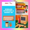 wiggle wiggle スマホ・パソコン・ゲーム関連機器 【wigglewigglexABKO】Wireless Keyboard & Keypad & Mouse Set