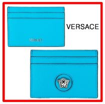 ★韓国の人気★【VERSACE】★ロゴカード ケース★関税込★