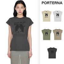 【PORTERNA】Cork Round T-shirt