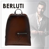 大人贅沢【BERLUTI】Working Day スクリット レザーバックパック