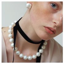 LOVE ME MONSTER Soft Big Pearl Necklace 4BFK388