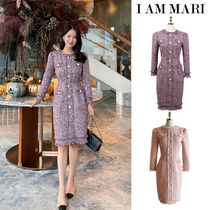 【I AM MARI】24SS★ Ruchebi  Tweed One Piece