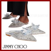 Jimmy Choo★Athea クリスタル フラット ミュール