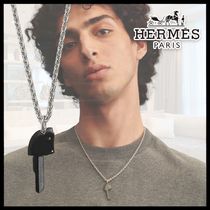 【コーデのアクセントに】HERMES《クレ・シュヴァル》ネックレス