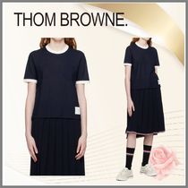 【THOM BROWNE】ネイビー リンガーTシャツ