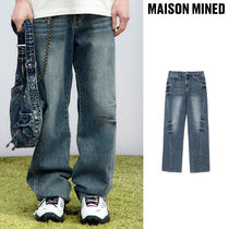 【MAISON MINED】24SS★ PINCH WIND SEMI WIDE DENIM PANTS