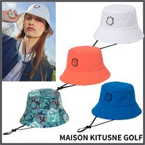 ★Maison Kitsune GOLF★Unisex Fox Head Bucket Hat