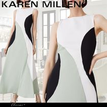 KAREN MILLEN ロングドレス ワンピース  フレア ノースリーブ