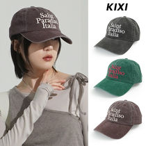 【KIXI】★(UNISEX) Pigment washing ball cap