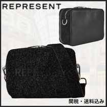 関税込み★REPRESENT★レップ スエード カム バッグ ブラック