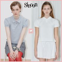 24SS★正規品★韓国人気[SINOON] PUFF COLLAR T-SHIRT