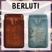 【Berluti】4本収納可能☆ Scritto Leather シガーケース 全2色