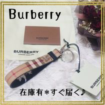 関税込＊国内発送 Burberry（バーバリー） チェックキーホルダー