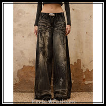 PERSONSOULデニムパンツウォッシュドGraffiti Contour Jeans