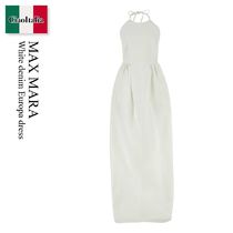 Max Mara White Denim Europa Dress