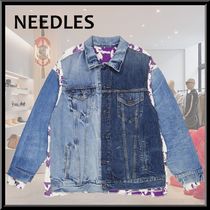 英国発! Needles パッチワークデニムジャケット