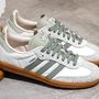 adidas スニーカー ☆大人気☆adidas Originals Samba Cloud White/Silver Green