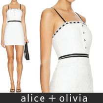 alice+olivia MATILDA レースオーバーレイ ミニドレス