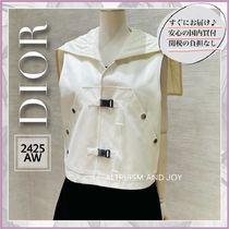 【機能的◇印象チェンジにも★】DIOR ノースリーブ ピーコート