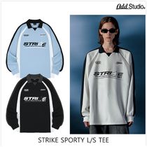 [ODD STUDIO] STRIKE SPORTY 長袖 Tシャツ ★新作・24SS★人気