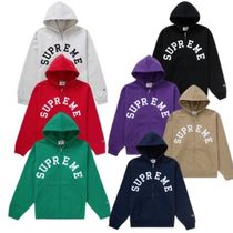 24SS Week12 SUPREME CHAMPION ZIP UP HOODED SWEATSHIRT