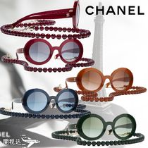 CHANEL シャネル ロゴ ラウンド メガネ サングラス CH5489