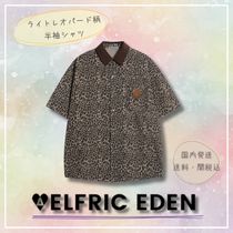 【Aelfric Eden】Light Leopard Print Short Sleeve Shirt