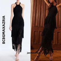 ★セール♪★BCBGMAXAZRIA レースフリンジミディドレス★