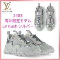 24SS Louis Vuitton  海外限定!かっこいいシルバー スニーカー