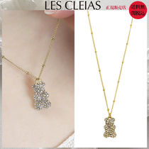 【LES CLEIAS】ジルコニアのテディベアネックレス★正規販売店