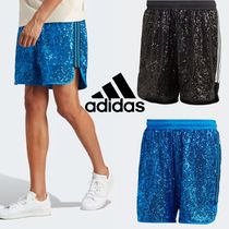 adidas Originals BLUE VERSION スパンコールショートパンツ