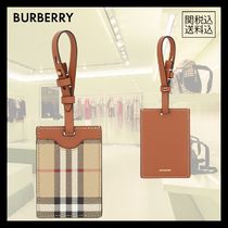 【関税込】BURBERRY バーバリー チェック ラゲッジ タグ