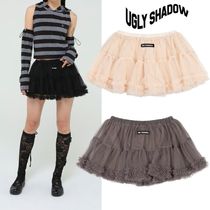 [UGLY SHADOW] MESH FRILL CANCAN SKIRT★平然着用