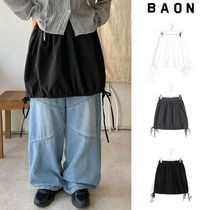 【BAON】Tarona Banding Strap Balloon Midi Skirt