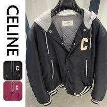 CELINE PARIS フード付きオーバーサイズ テディジャケット