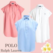 爽やか&快適【POLO Ralph Lauren】リネン ポップオーバー シャツ