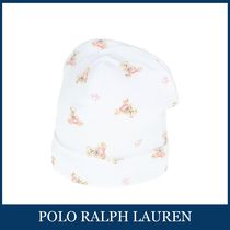 【POLO RALPH LAUREN】ホワイト ポロベアー コットンハット