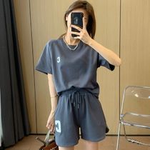 セットアップ Tシャツ ショートパンツ 半袖 無地 上下 4色 韓国