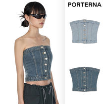 【PORTERNA】Clou Denim Tank Top