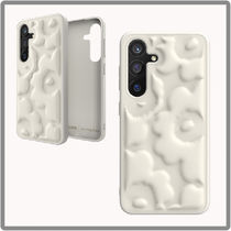 24SS■marimekko■Galaxy S24 エンボス スマホケース ベージュ