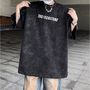 Tシャツ・カットソー メンズデザインTシャツ グリッター メタルロゴ 韓国系 2色 g3111(8)