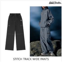 [ODD STUDIO] STITCH TRACK WIDE パンツ ★新作・24SS★人気