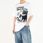 Odd Studio Tシャツ・カットソー 24SS★ODD STUDIO★Kitchee Cat Graphic Oversized Fit T-Shirt(4)