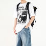 Odd Studio Tシャツ・カットソー 24SS★ODD STUDIO★Kitchee Cat Graphic Oversized Fit T-Shirt(6)