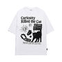 Odd Studio Tシャツ・カットソー 24SS★ODD STUDIO★Kitchee Cat Graphic Oversized Fit T-Shirt(15)