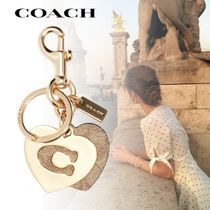 国内発送『COACH』シグネチャー ハート キー リング