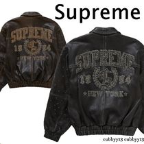 【メンズ・完売レア】Supreme Studded Leather ジャケット