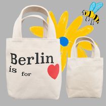 THE MUSEUM VISITOR★韓国★人気★BERLIN HEART ECOBAG (BEIGE)