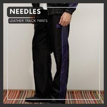 完売間近！別注アイテム■Needles■レザー トラックパンツ